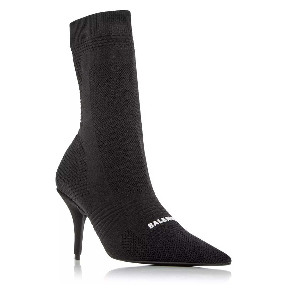 Balenciaga Knit High Heel Booties